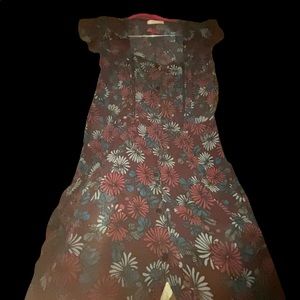 Cover up dress , see through and multi color